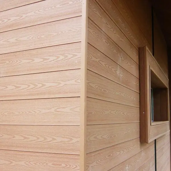 Exterior wall panel wood plastic composite wood  cladding better than pvc wall panel