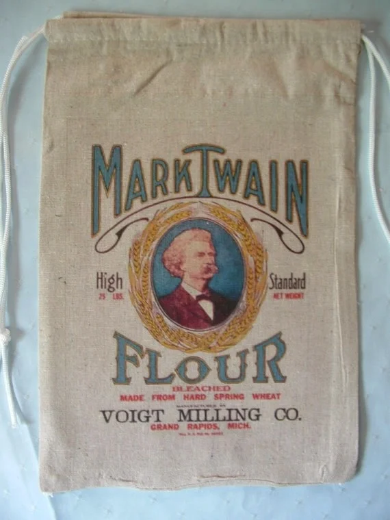 Nature eco-friendly recycled cotton flour bags for sale