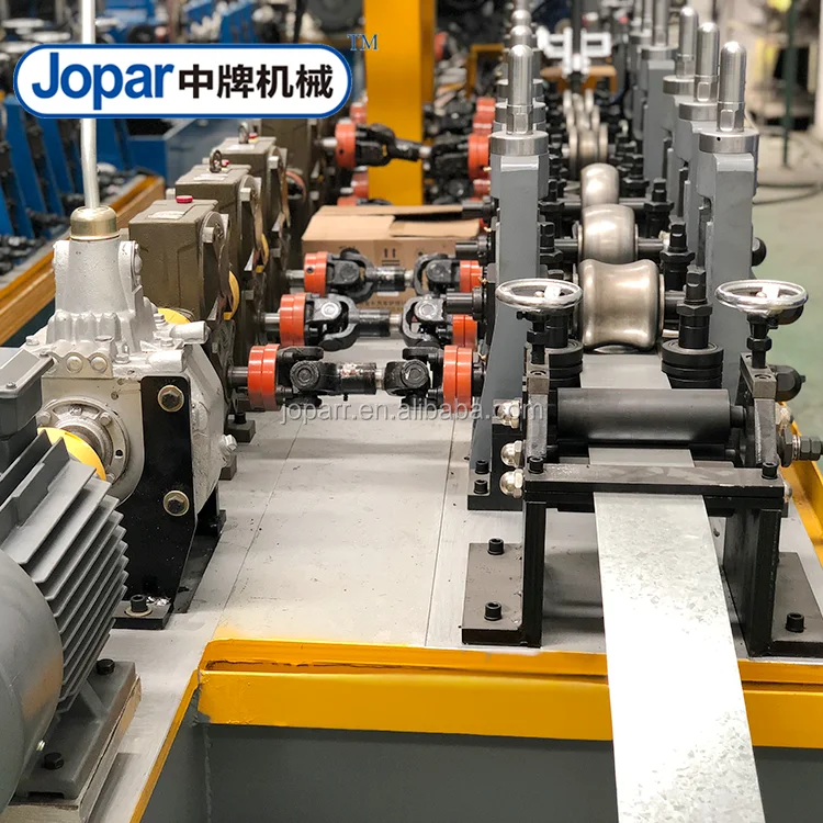 Motorcycle flexible exhaust system stainless steel 316L pipe making machine / Industrial tube mill