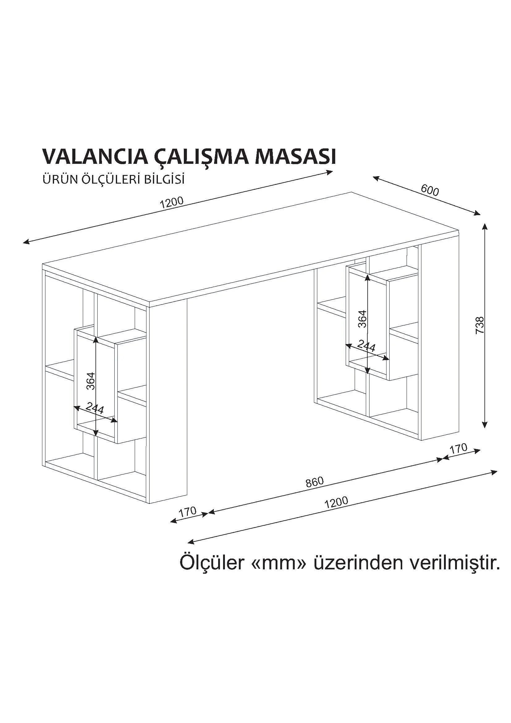 Офисный стол Valancia белый красный Cordoba