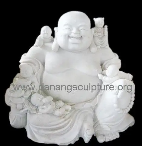 Custom Marble Laughing Buddha Statue Home Decor modern laughing buddha statue for sale laughing buddha big statue