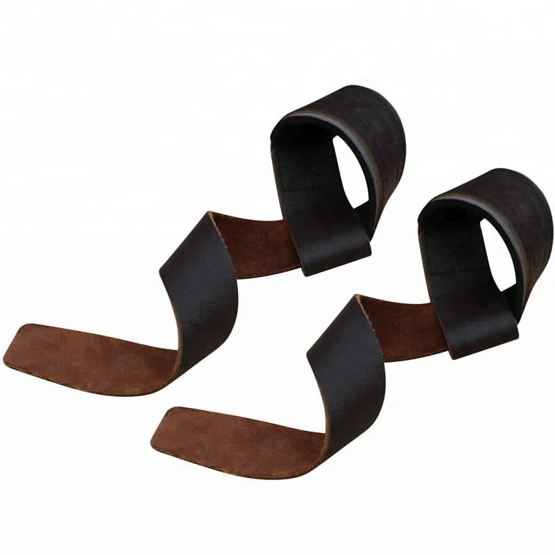 
High Quality Weight Lifting Training Gym Leather Hand Straps/Hand Wrist Wraps Made Of Leather 