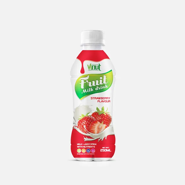 250ml Fruit Milk Drink with Strawberry flavour VINUT beverage (50036081723)
