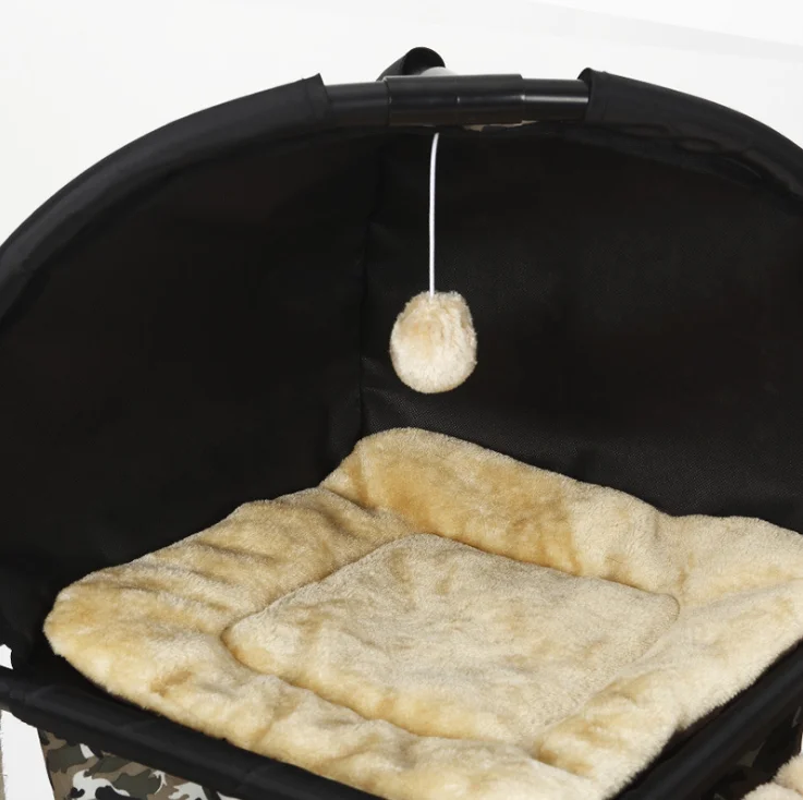 cat tree wooden customized design indoor cat house furniture