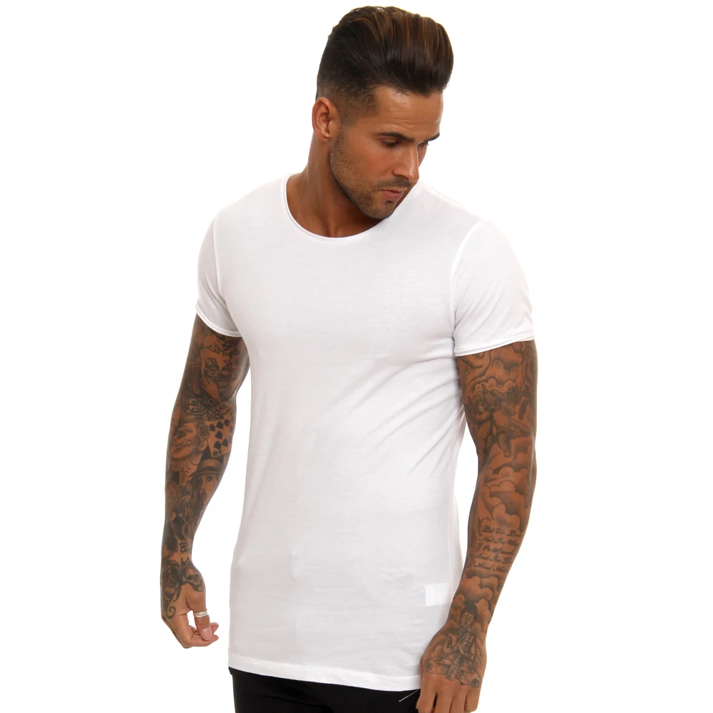 OEM  fit gym sportswear skin custom logo muscle tight t shirts for men cheap