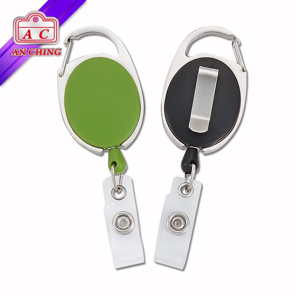 Hot Sale Round Shape Medical Reel YoYo Retractable Pull ID Badge Reels