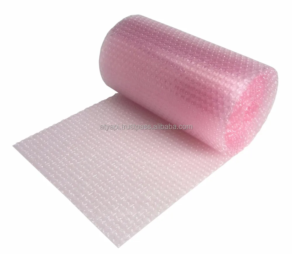 Quality transparent air bubble plastic wrap/roll for machine packaging