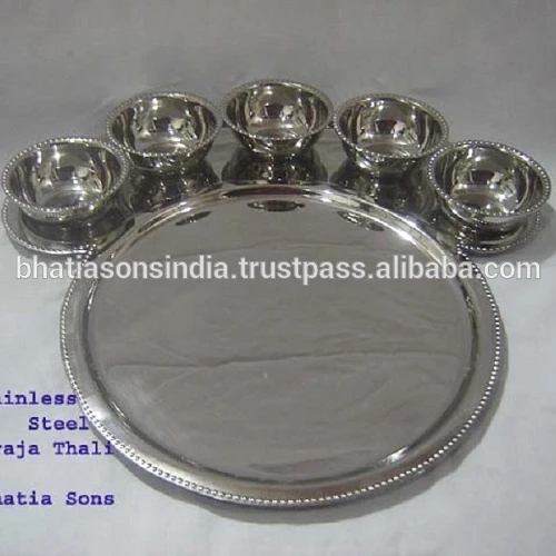 
Stainless steel Indian Thali set 