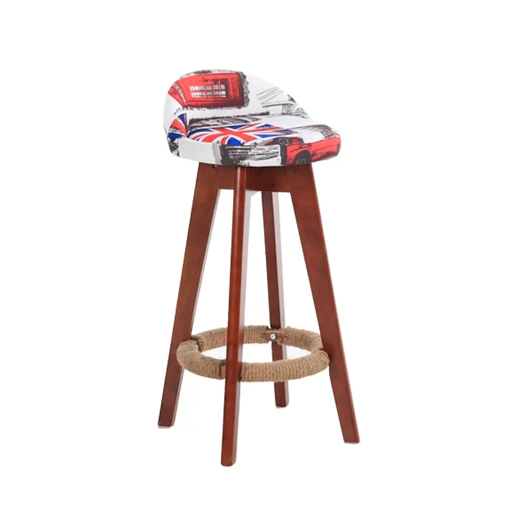 Новый дизайн, красочная мебель из искусственной кожи для бара и ресторана, прочные барные стулья