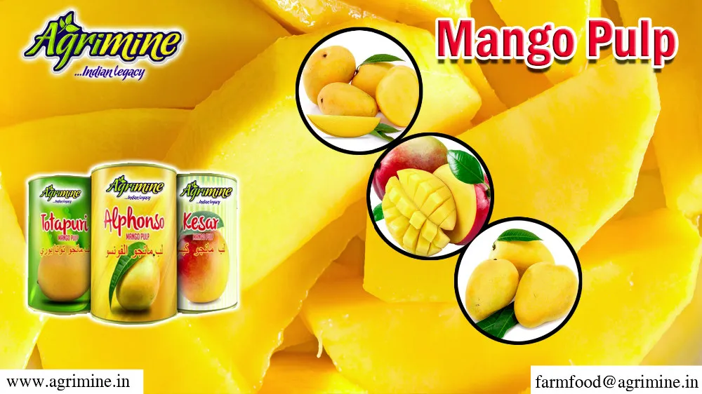 
Indian fresh mango pulp 