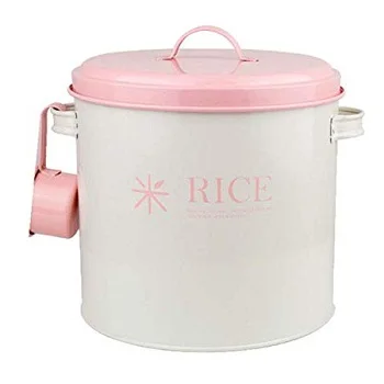 UNIQUE SET OF 2 KITCHEN STORAGE CANISTER ROUND STORAGE CANISTER METAL IRON CANISTER