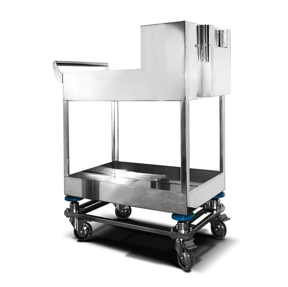 Clean Room Equipment Stainless Steel  Trolley