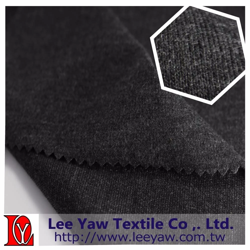 
polyester rayon spandex PONTE DI roma fabric with low pilling 