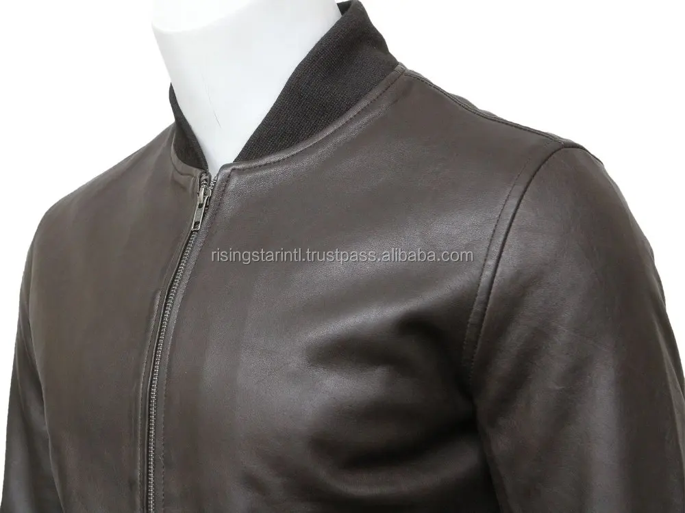 New Fashion Men leather bomber jackets