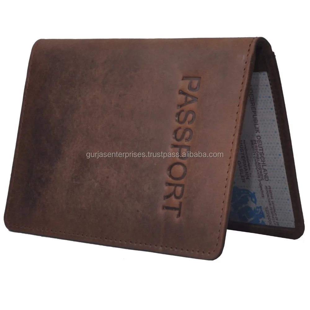 Passport RFID leather wallets FOR MEN AND WOMEN