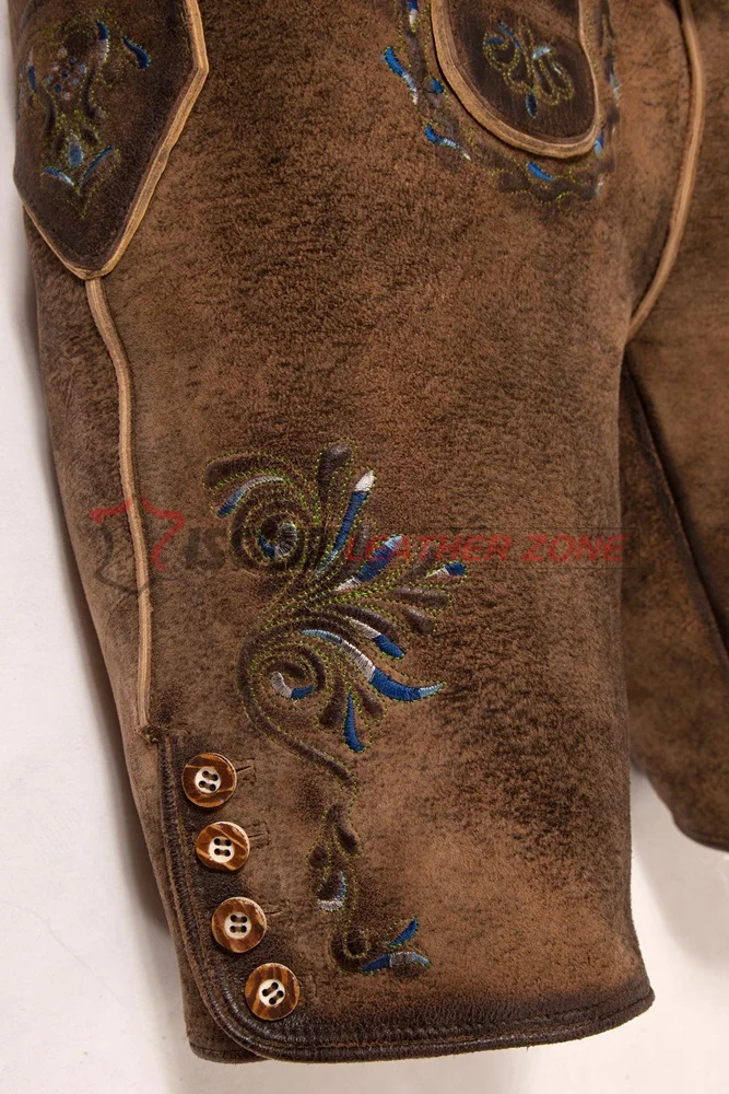 Mens bavarian ledhosen oktoberfest lederhosen bavarian Shorts custom design latest german bavarian pants
