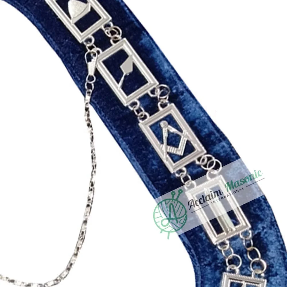 Masonic Regalia Blue Lodge Chain Collar