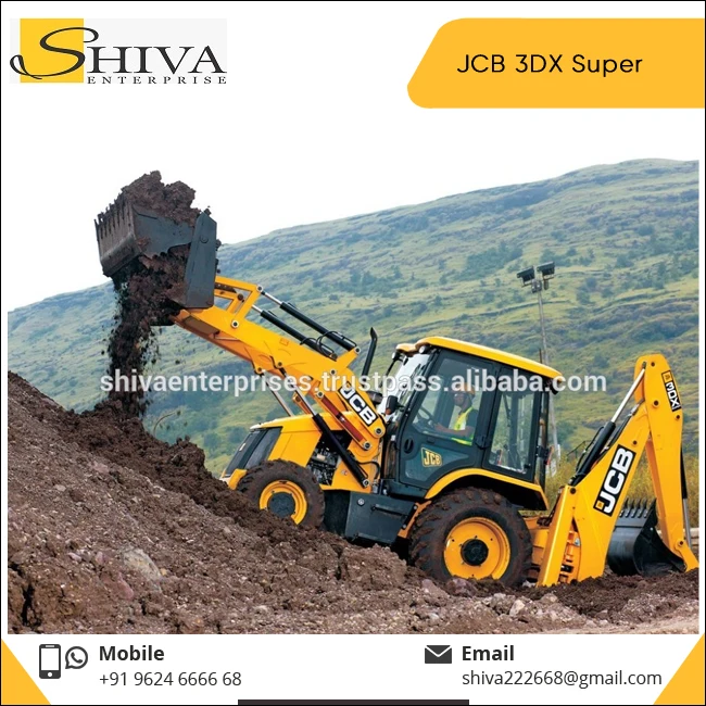 Hot Sale of Assured Quality 3DX Super JCB Tractor at Factory Direct Price Available in Bulk Quantity