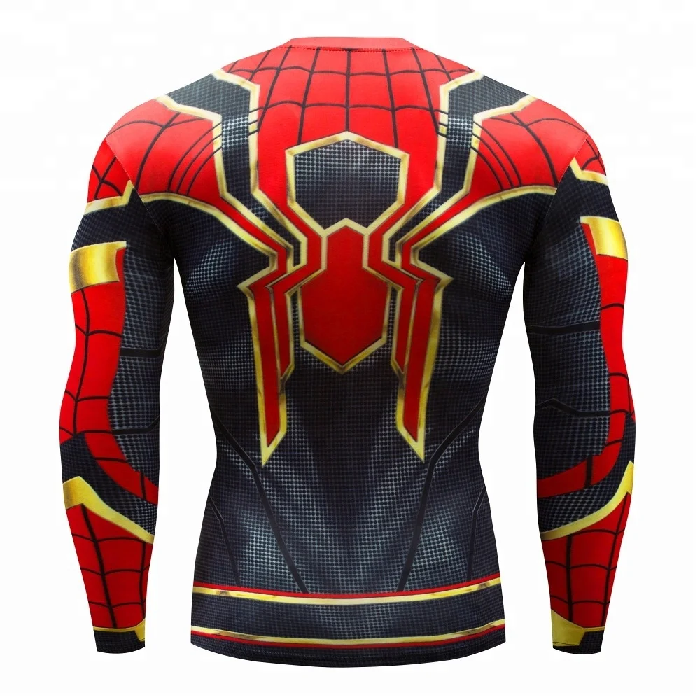 fight wear Shirt Full Sleeves 3D Print fighting rash guard clothes