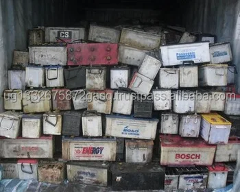 ** USED Waste Auto Car and Truck battery Drained lead scrap for sale at cheap