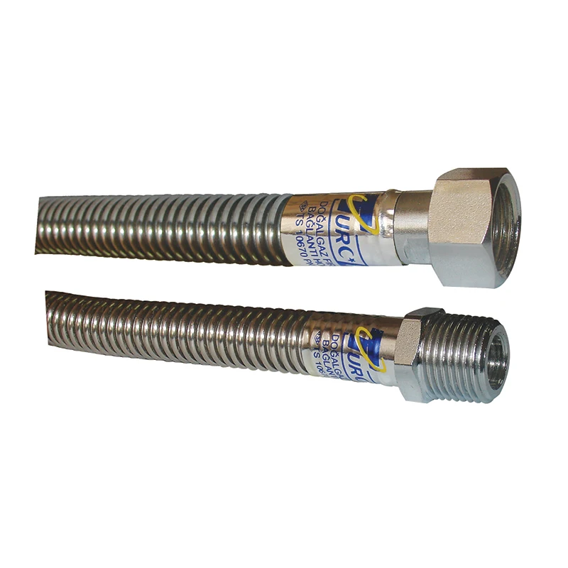 Гофрированный шланг для воды из нержавеющей стали (ТФ/MF-150 см)