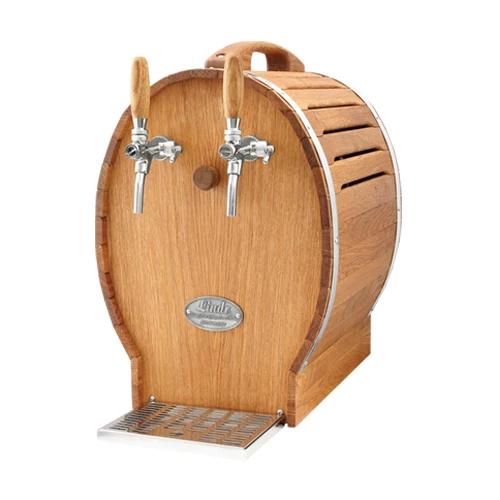 
 Дубовая цилиндрическая машина для охлаждения с 2 кранами  