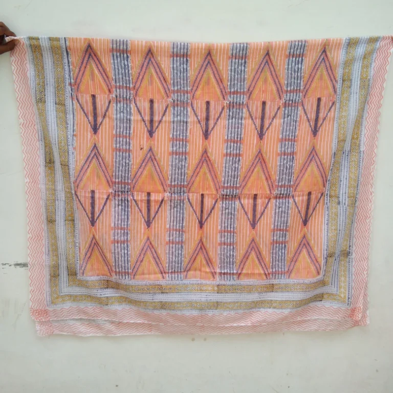 Женский хлопковый шарф-саронг