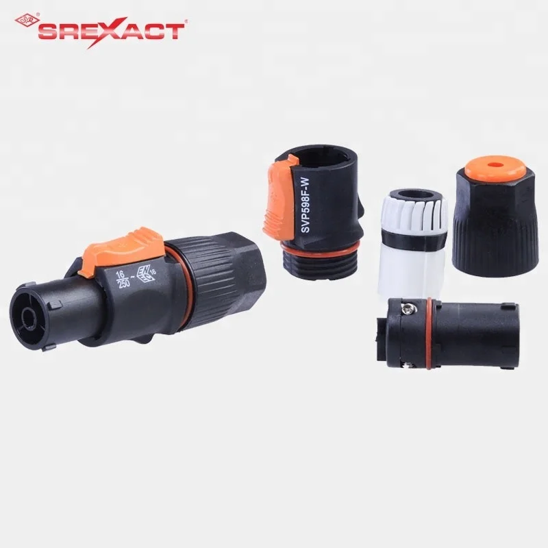 new product IP65 waterproof 16A female powercon