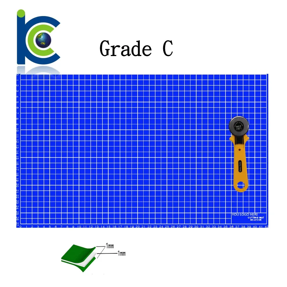 Art crafts supplies custom grid imprinted a0 self healing