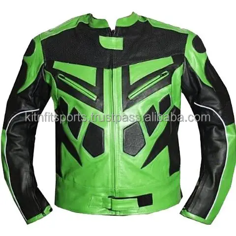 Wholesale Motorcycle Jacket Men Waterproof Motorbike Motocross Riding Protective Clothes Custom Made Leather Jacket