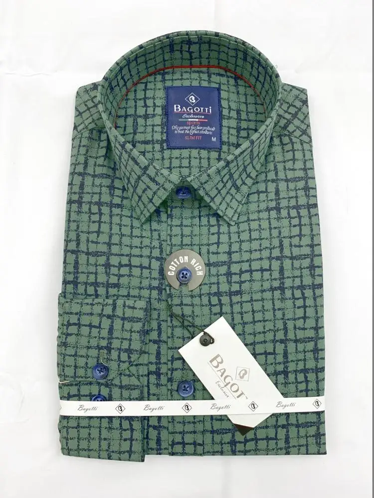 Turkey Manufacturer Latest Shirt Designs Cotton And Polyester Long Sleeve Men shirt