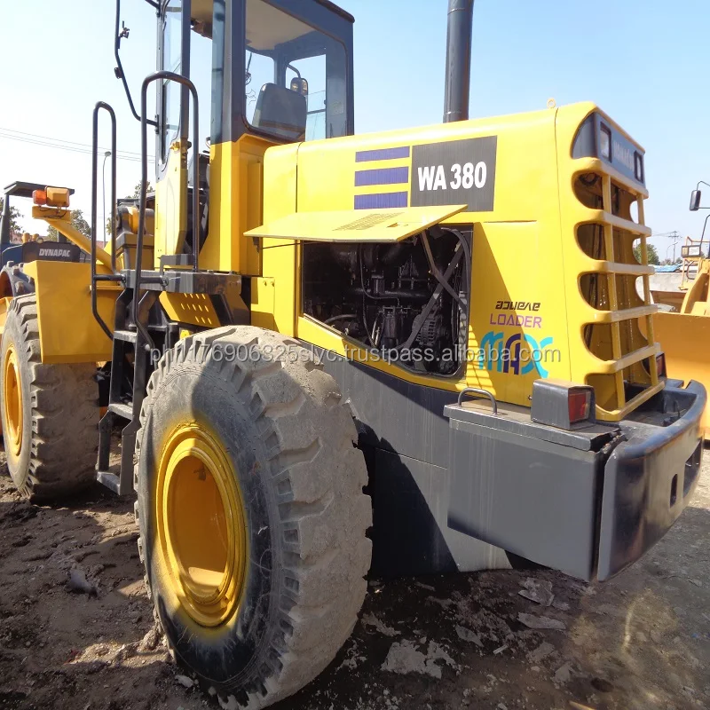 Used Japan komatsu WA380 wheel loader , Komatsu front end loader made in Japan