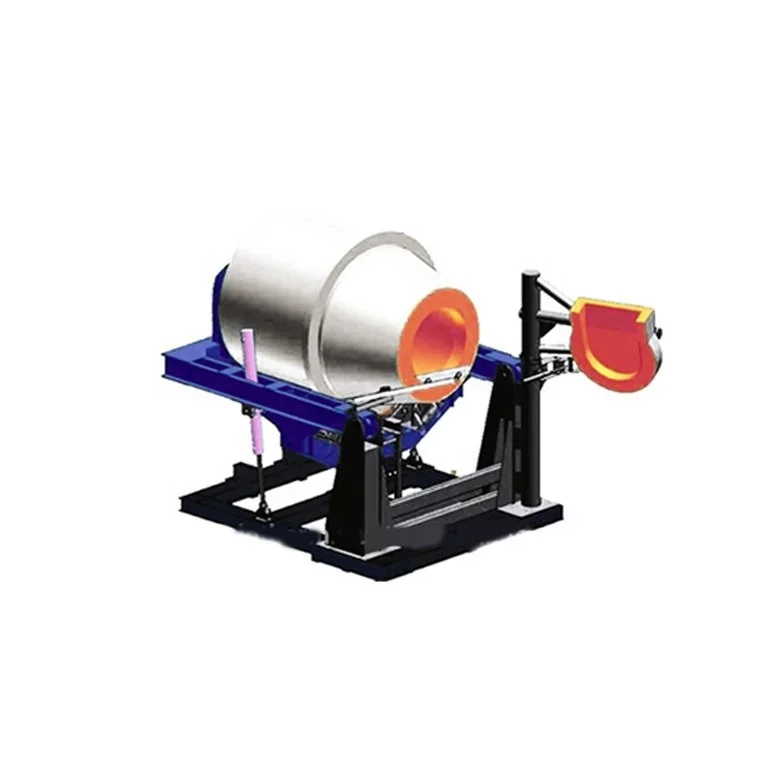 10 Ton Hybrid Tilting Rotary Furnace for Aluminium Scrap Recycling With Advance Technology Available at Reasonable Price