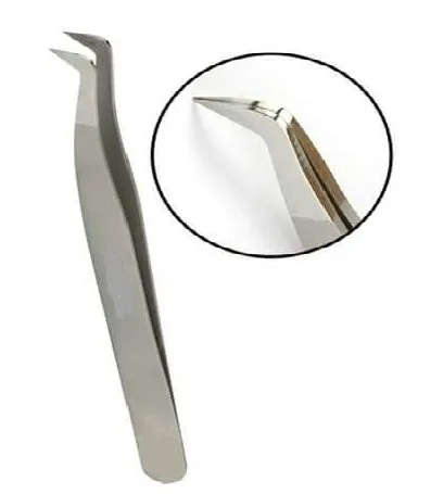 
Top Quality Eyelashes Eyebrow Tweezers Fine Tips Stainless steel 