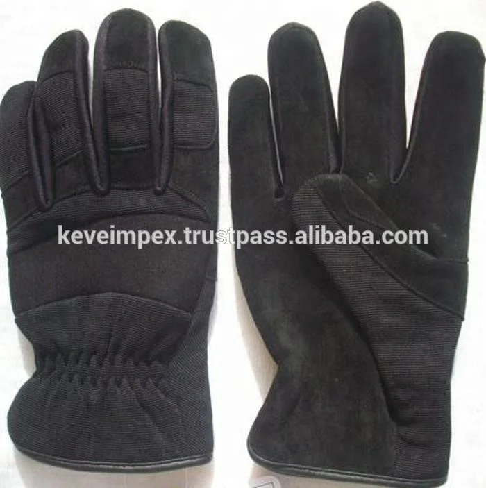 Premium quality custom logo Genuine leather motorbike winter gloves UK