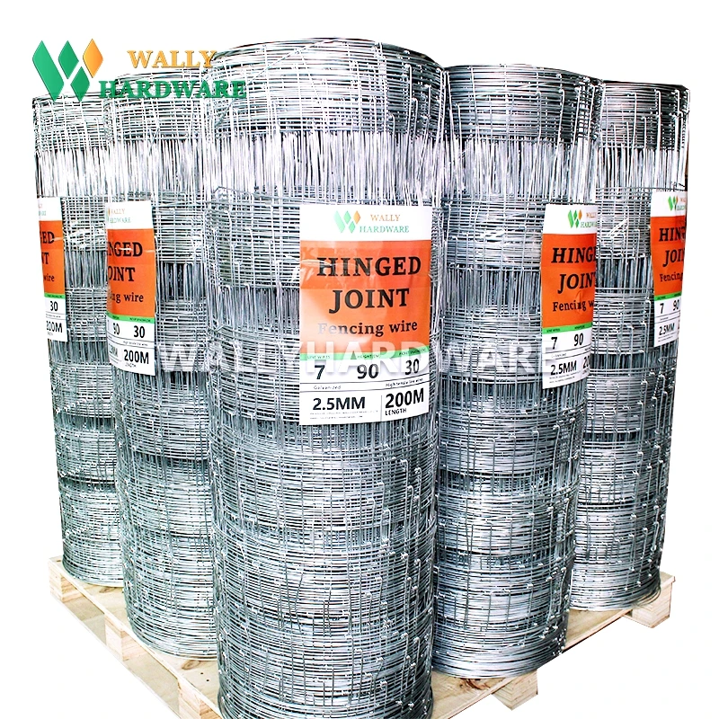 Fixed Hinge Joint Galvanized Iron Wire Woven Mesh Horse Fence Cattle Fence And Farm Fence