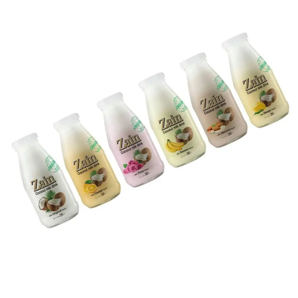 Zain Smoothie Orange  Coconut milk  drink with nata decoco Shake  Sterilized Juice Products type and Flavored Processing type