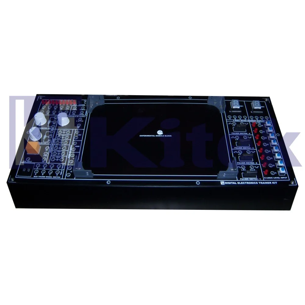 KMS-01A Digital Analog Trainer Kit Metal Logic Training Educational Equipment