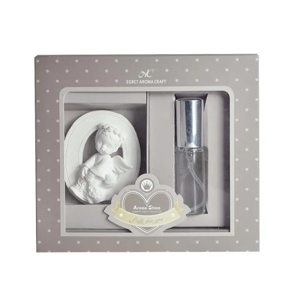 Fragrance air scented stone diffuser in gift set