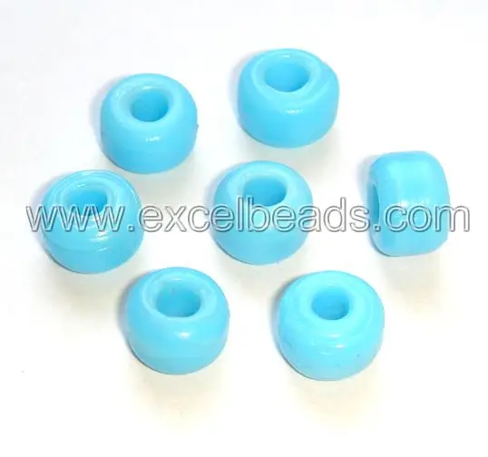Pony Glass Beads - Striped pony beads wholesale for jewelry making decoration
