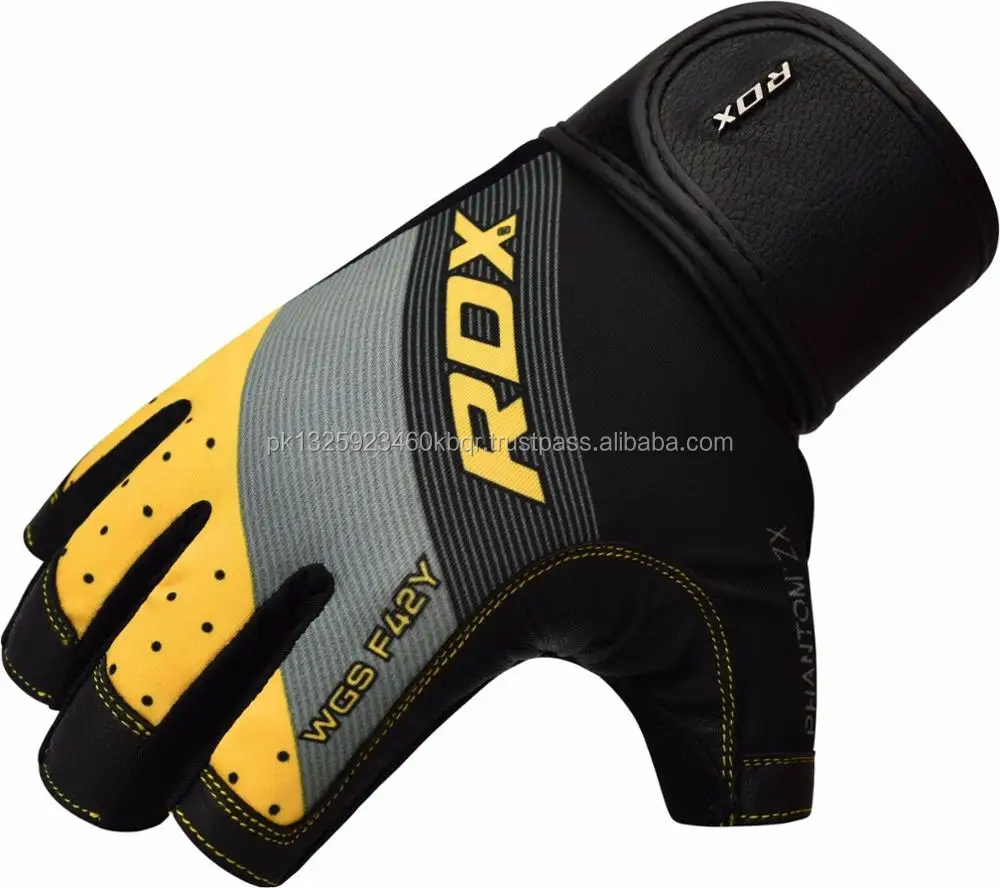 Custom logo workout weight lifting gloves