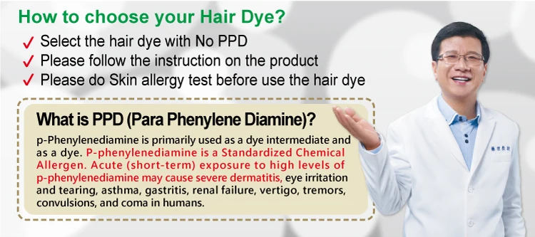 
OEM Non Allergic Cheap Herbal Man Hair Dye Without Ammonia 