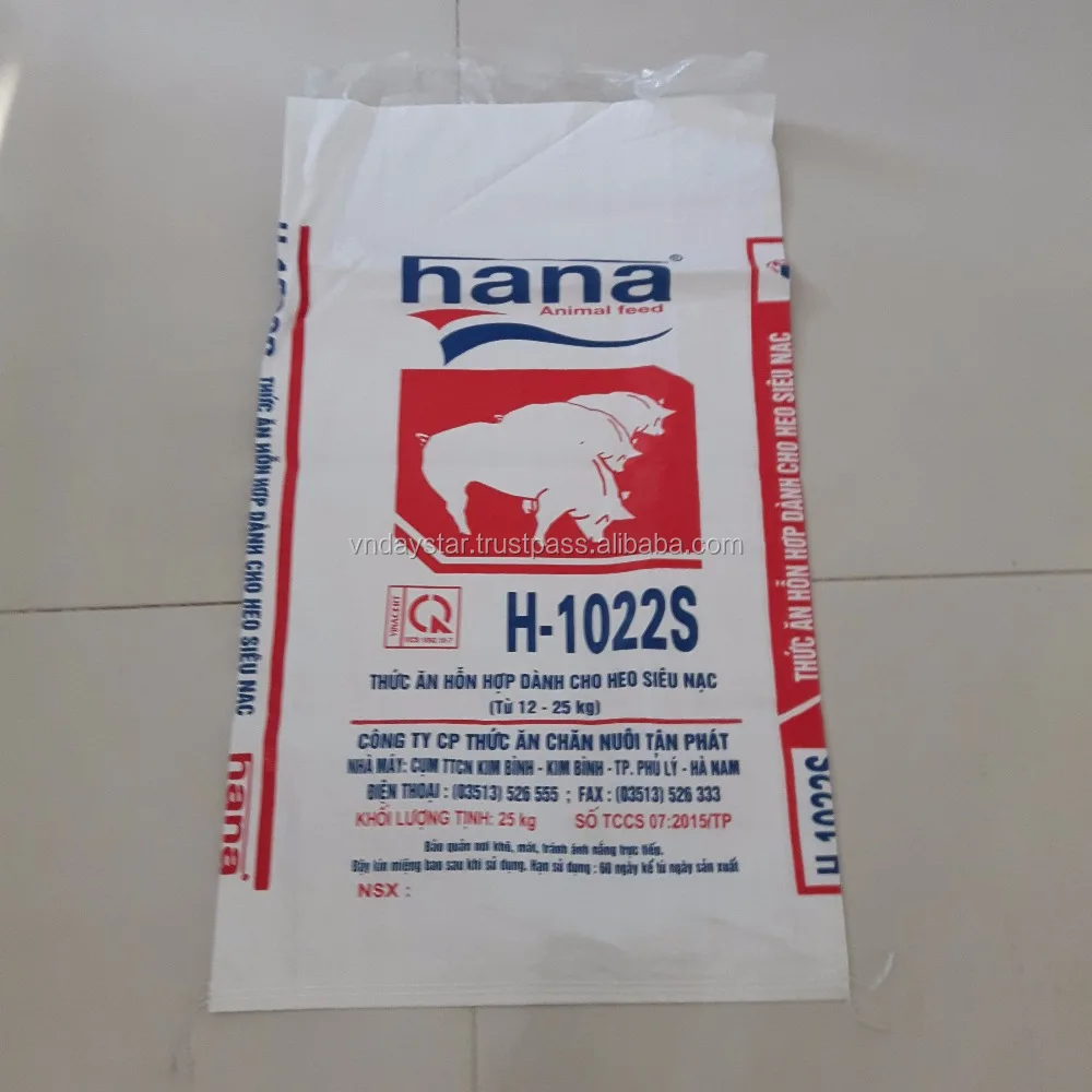 
High Quality Animal Feed Bag BOPP Laminated PP Woven Bag 