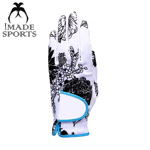 Мягкие кожаные перчатки Cabretta с принтом для правой или левой руки