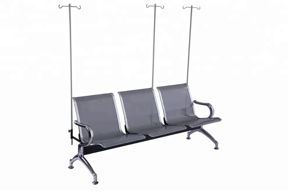 
Airport Reception Waiting Room Chair Lobby Waiting Bench 3 Seat Steel Waiting Chairs 
