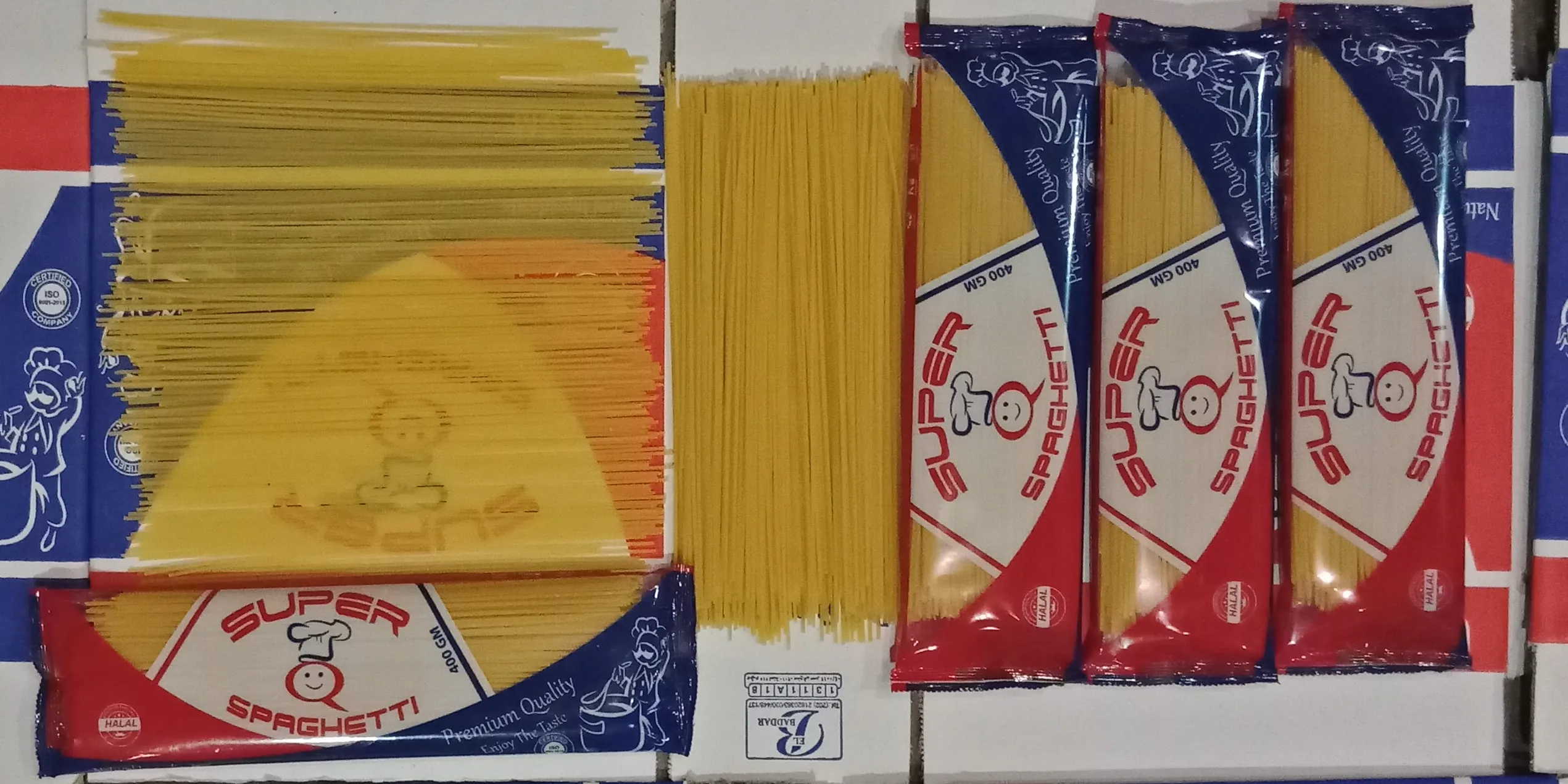Super Q red-blue 400 g High Quality spaghetti Hot prices