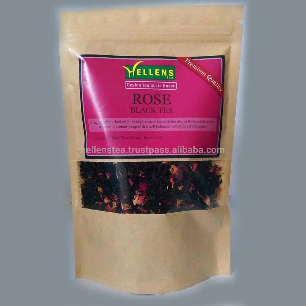Высококачественный розовый черный чайный мешочек Премиум Органический цейлонский чай с собственной торговой маркой оптом/бутылка/коробка упаковка доступна