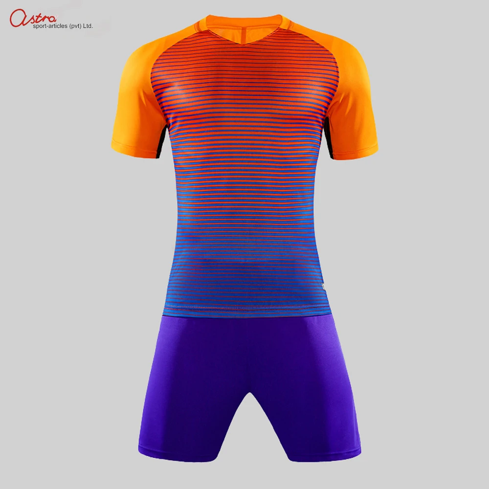 
Custom Design Logo Cheap Full Set Soccer Jersey OEM New Model football uniforms 