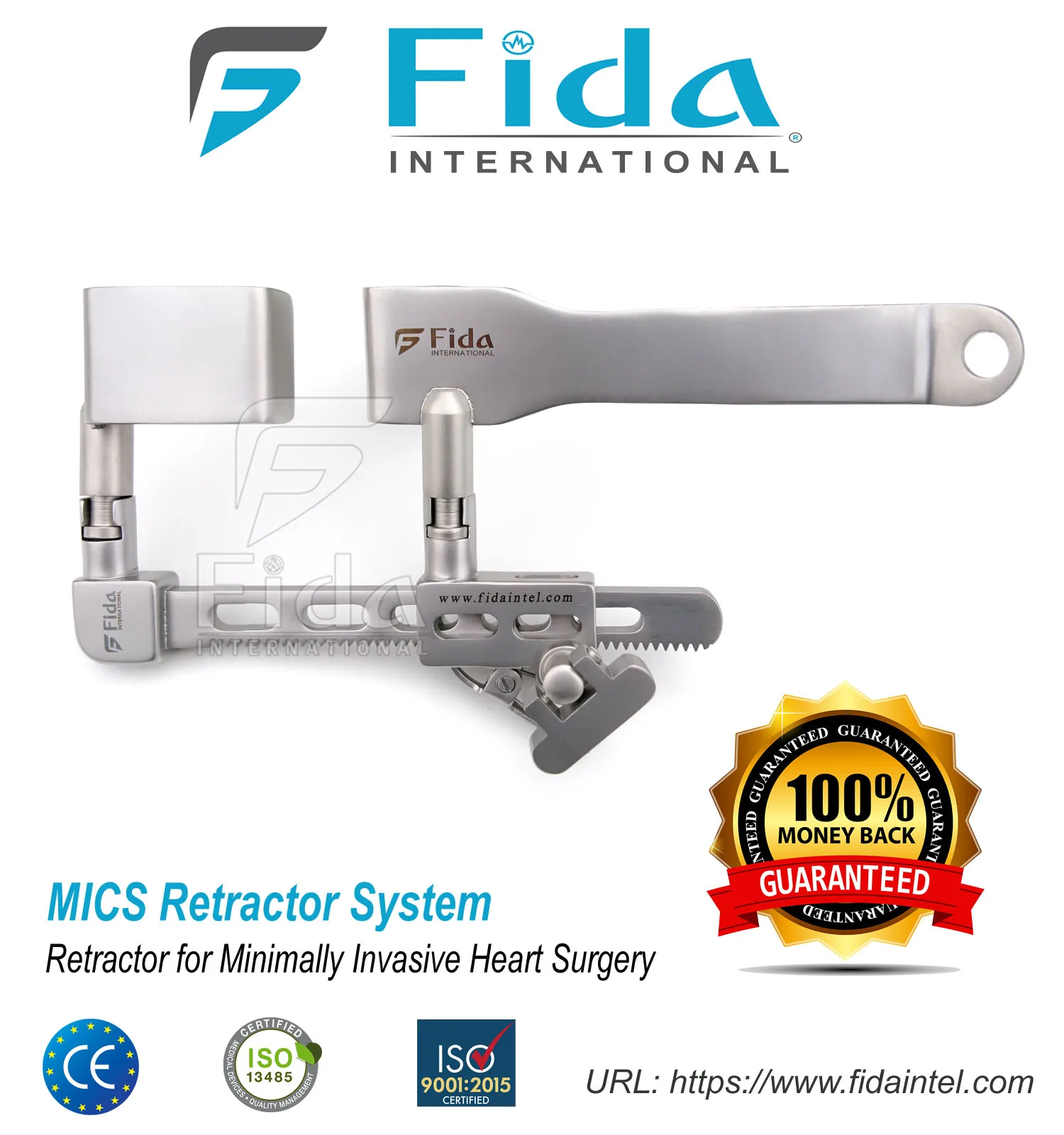 Minimally Invasive Cardiac Heart Surgery MICS Retractors System for High Quality CE ISO 13485
