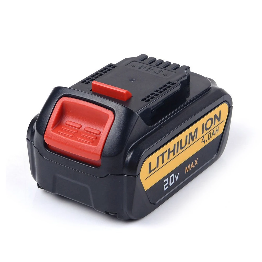 Li-ion 20V 4000mAh Rechargeable Drill Battery for Dewalt DCB180 DCB181 DCB182 DCB184 DCB200 DCB201 DCB200 Power Tools